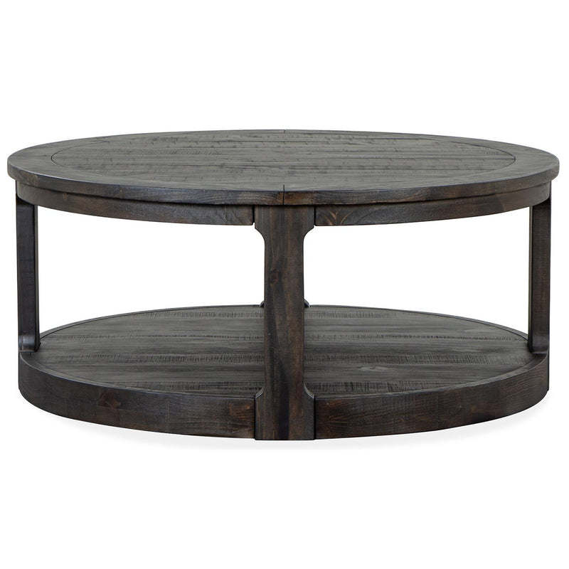Magnussen Boswell T5263-45 Round Cocktail Table with Casters IMAGE 2