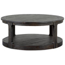 Magnussen Boswell T5263-45 Round Cocktail Table with Casters IMAGE 3