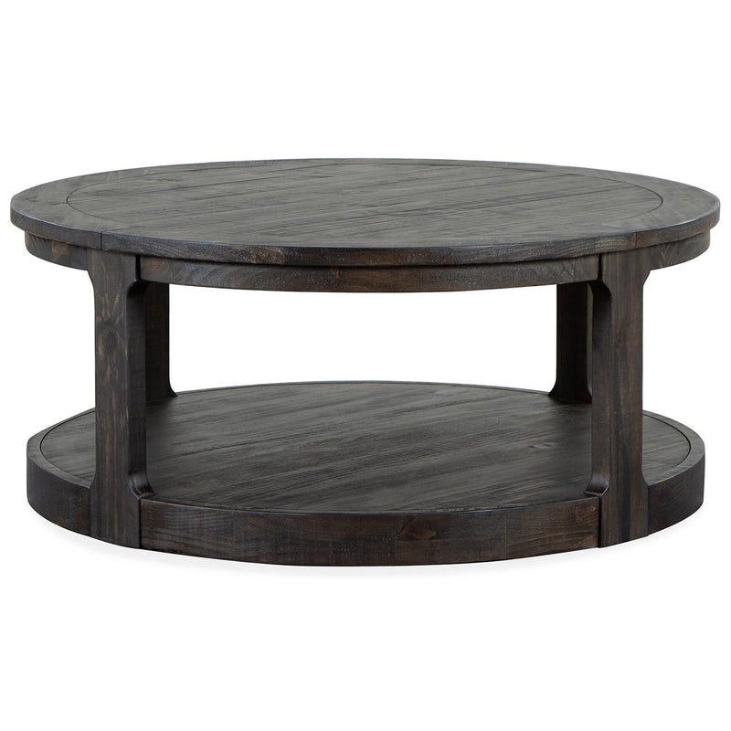 Magnussen Boswell T5263-45 Round Cocktail Table with Casters IMAGE 3