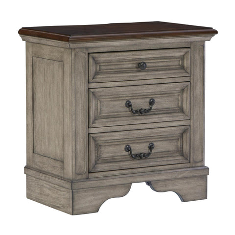  Signature Design by Ashley Lodenbay B751-93 Three Drawer Night Stand IMAGE 1