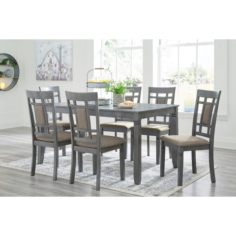  Signature Design by Ashley Jayemyer D368-425 Rectangular Dining Room Table Set IMAGE 6