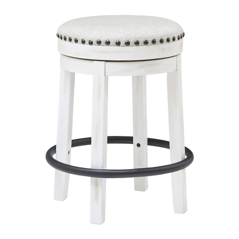  Signature Design by Ashley Valebeck D546-324 Upholstered Swivel Stool IMAGE 1