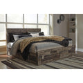  Benchcraft Derekson B200B18 Queen Panel Bed with 4 Storage Drawers IMAGE 2