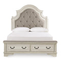  Signature Design by Ashley Realyn B743B18 Queen Upholstered Bed IMAGE 2