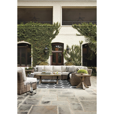  Signature Design by Ashley Beachcroft P791P8 5 pc Outdoor Seating Set IMAGE 4