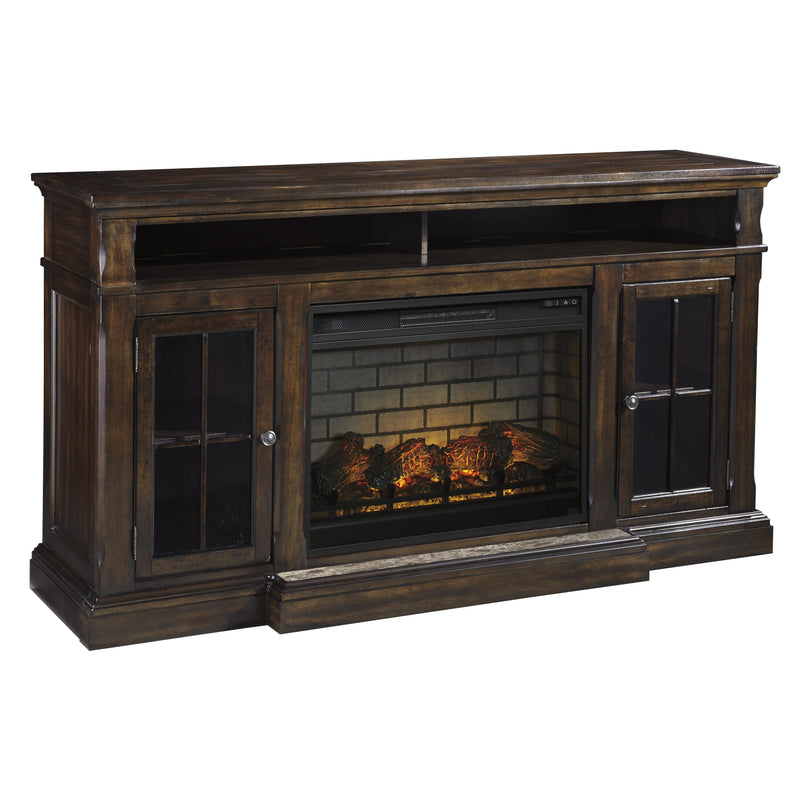  Signature Design by Ashley Roddinton W701W8 72" TV Stand with Electric Fireplace IMAGE 1