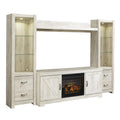  Signature Design by Ashley Bellaby W331W8 4 pc Entertainment Center with Electric Fireplace IMAGE 1