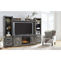  Signature Design by Ashley Wynnlow W440W5 4 pc Entertainment Center with Electric Fireplace IMAGE 2