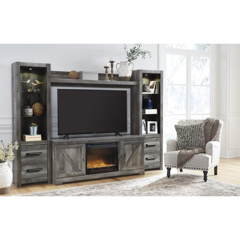  Signature Design by Ashley Wynnlow W440W5 4 pc Entertainment Center with Electric Fireplace IMAGE 2