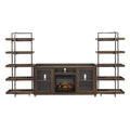  Signature Design by Ashley Starmore W633W6 3 pc Wall Unit with Electric Fireplace IMAGE 2