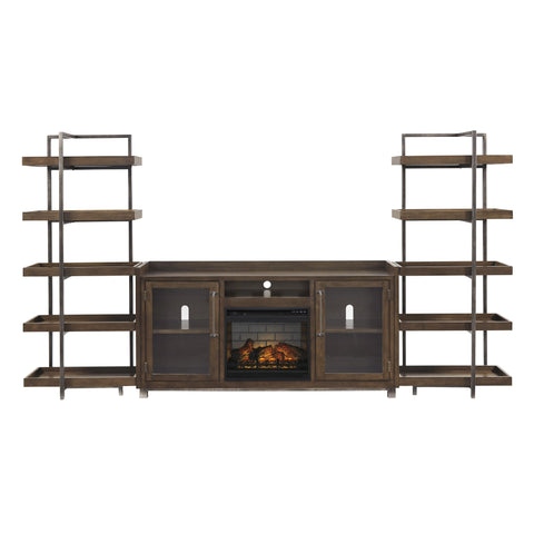  Signature Design by Ashley Starmore W633W6 3 pc Wall Unit with Electric Fireplace IMAGE 2