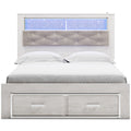  Signature Design by Ashley Altyra B2640B19 Queen Upholstered Bookcase Bed with Storage IMAGE 2