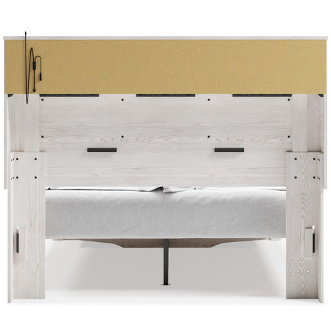 Signature Design by Ashley Altyra B2640B19 Queen Upholstered Bookcase Bed with Storage IMAGE 4