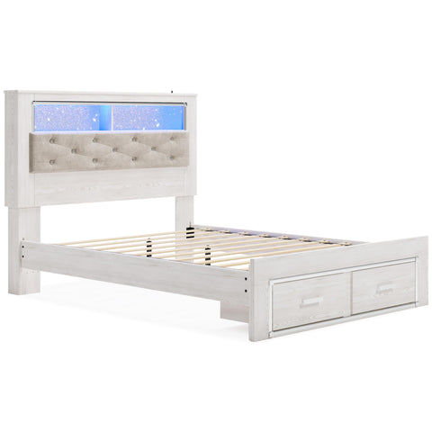  Signature Design by Ashley Altyra B2640B19 Queen Upholstered Bookcase Bed with Storage IMAGE 5