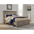  Signature Design by Ashley Lettner B733B31 Queen Panel Storage Bed IMAGE 2