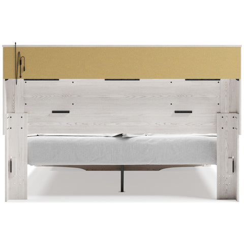  Signature Design by Ashley Altyra B2640B30 King Upholstered Bookcase Bed with Storage IMAGE 4