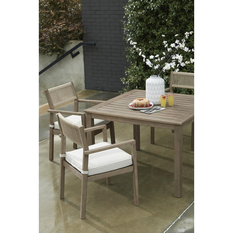  Signature Design by Ashley Aria Plains P359-615 Square Dining Table with Umbrella Option IMAGE 11