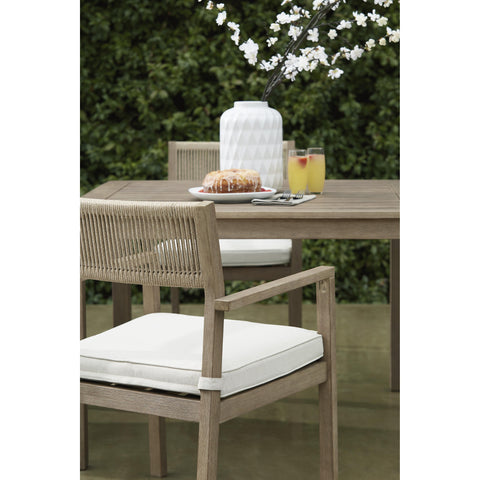  Signature Design by Ashley Aria Plains P359-615 Square Dining Table with Umbrella Option IMAGE 13
