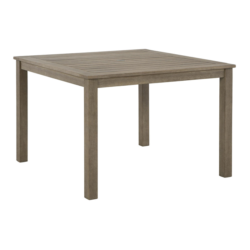  Signature Design by Ashley Aria Plains P359-615 Square Dining Table with Umbrella Option IMAGE 1