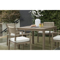  Signature Design by Ashley Aria Plains P359-615 Square Dining Table with Umbrella Option IMAGE 9