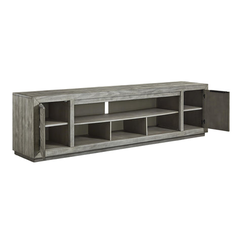  Signature Design by Ashley Naydell W996-78 Extra Large TV Stand with Fireplace Option IMAGE 2