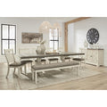  Signature Design by Ashley Bolanburg D647-08 Extra Large Upholstered Dining Room Bench IMAGE 5