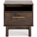  Signature Design by Ashley Calverson EB3660-291 One Drawer Night Stand IMAGE 3