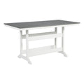  Signature Design by Ashley Transville P210-642 Rectangular Counter Table with Umbrella Option IMAGE 1