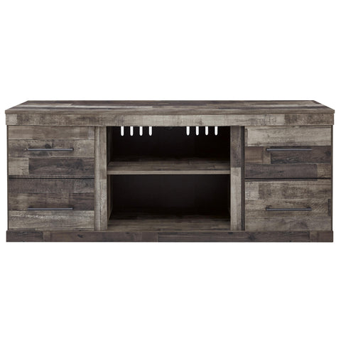  Signature Design by Ashley Derekson EW0200-268 Large TV Stand with Fireplace Option IMAGE 3