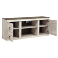  Signature Design by Ashley Willowton EW0267-268 Large TV Stand with Fireplace Option IMAGE 2