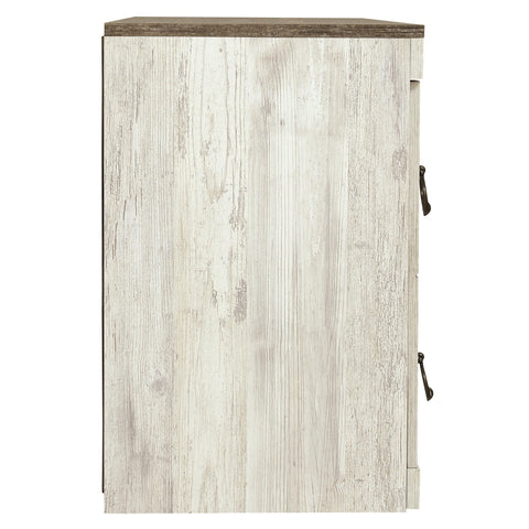  Signature Design by Ashley Willowton EW0267-268 Large TV Stand with Fireplace Option IMAGE 4