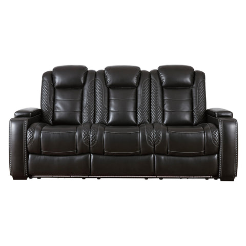  Signature Design by Ashley Party Time 3700315C Power Reclining Sofa with Adjustable Headrest IMAGE 1