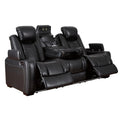  Signature Design by Ashley Party Time 3700315C Power Reclining Sofa with Adjustable Headrest IMAGE 2