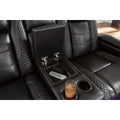  Signature Design by Ashley Party Time 3700318C Power Reclining Loveseat w/ Console and ADJ Headrest IMAGE 12