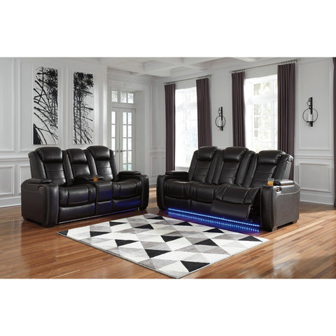  Signature Design by Ashley Party Time 3700318C Power Reclining Loveseat w/ Console and ADJ Headrest IMAGE 15