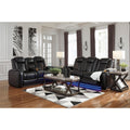  Signature Design by Ashley Party Time 3700318C Power Reclining Loveseat w/ Console and ADJ Headrest IMAGE 19