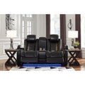  Signature Design by Ashley Party Time 3700318C Power Reclining Loveseat w/ Console and ADJ Headrest IMAGE 7