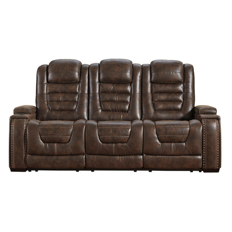  Signature Design by Ashley Game Zone 3850115C Power Reclining Sofa with Adjustable Headrest IMAGE 1