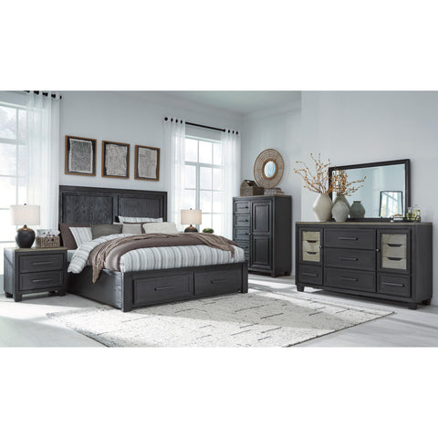  Signature Design by Ashley Foyland B989B4 King Panel Storage Bed IMAGE 10