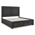  Signature Design by Ashley Foyland B989B5 California King Panel Storage Bed IMAGE 4