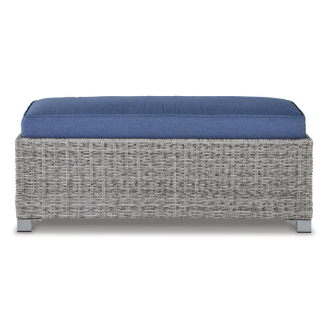  Signature Design by Ashley Naples Beach P439-600 Bench with Cushion IMAGE 2