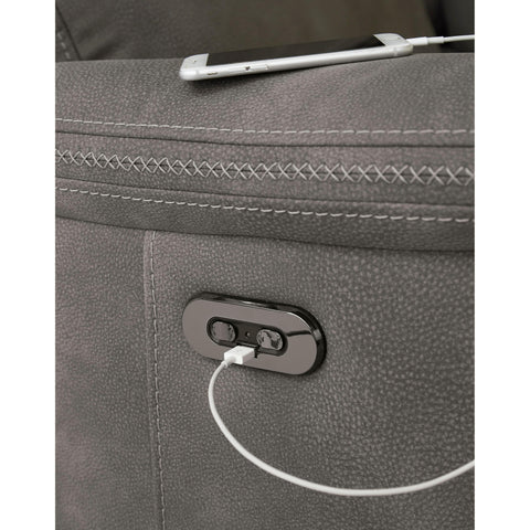  Signature Design by Ashley Next-Gen Durapella 5930118C PWR REC Loveseat w/ Console and ADJ Headrest IMAGE 10