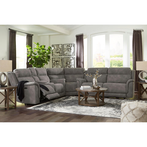  Signature Design by Ashley Next-Gen Durapella 5930118C PWR REC Loveseat w/ Console and ADJ Headrest IMAGE 17