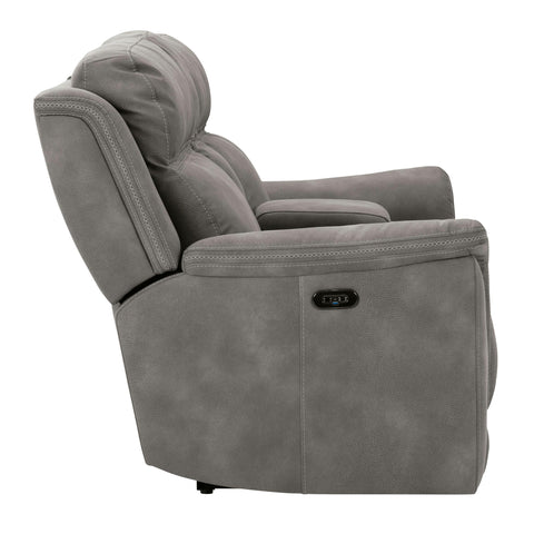  Signature Design by Ashley Next-Gen Durapella 5930118C PWR REC Loveseat w/ Console and ADJ Headrest IMAGE 4