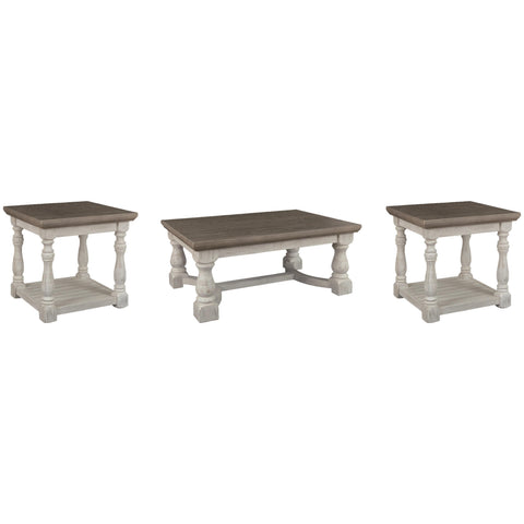  Signature Design by Ashley Havalance T814T1 Coffee Table and 2 End Tables IMAGE 1
