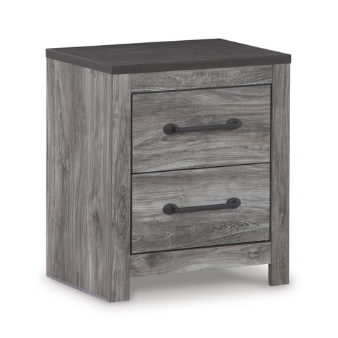 Signature Design by Ashley Bronyan B1290-92 Two Drawer Night Stand IMAGE 1