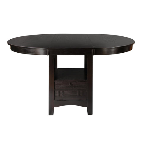  Mazin Furniture Junipero 2423-36 Round / Oval Counter Height Table with Storage Base IMAGE 2