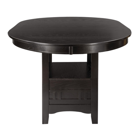  Mazin Furniture Junipero 2423-36 Round / Oval Counter Height Table with Storage Base IMAGE 4