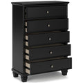  Signature Design by Ashley Lanolee B687-46 Five Drawer Chest IMAGE 2