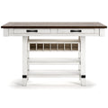  Signature Design by Ashley Valebeck D546-32 Rectangular Dining Room Counter Table IMAGE 3